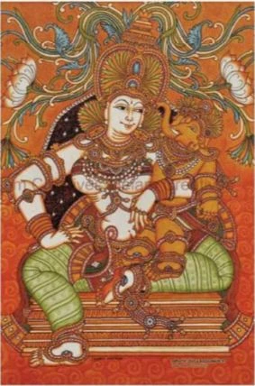 parvathy best mural paintings in kerala